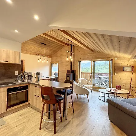 Neuf Avec Vue Mont Blanc, Parking Et Wifi A - Fr-1-560-113 Apartment Combloux