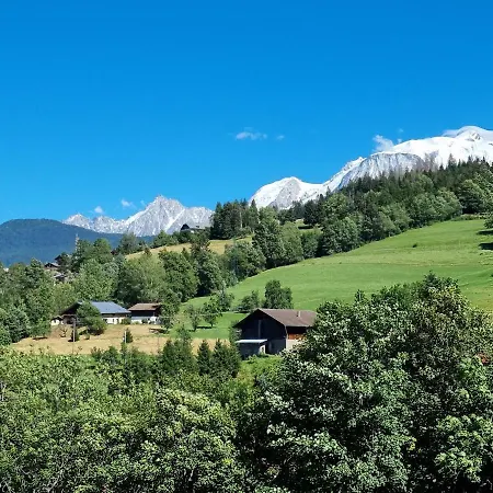 Neuf Avec Vue Mont Blanc, Parking Et Wifi A - Fr-1-560-113 Combloux